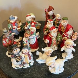 Homco Vintage Christmas Figurines 15ct